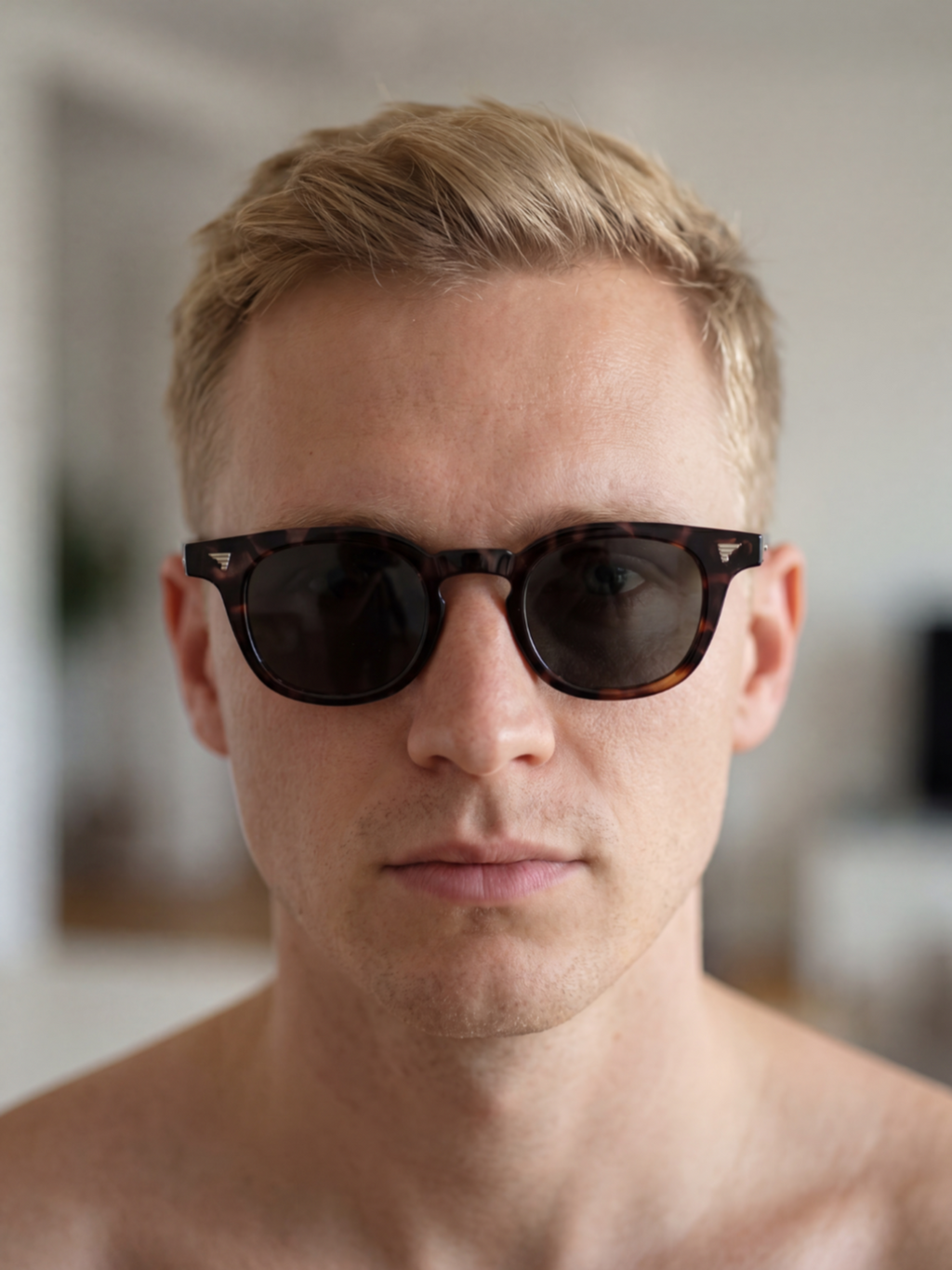 LAMBROSSA Aurento Sonnenbrille Gold Ansicht