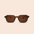 LAMBROSSA Amber Frame Sonnenbrille Bernstein